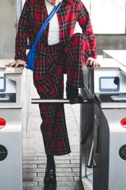 Cheap ALLISON WONDERLAND Katherine Pants - Plaid