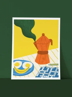 Sale ANNE JULIE DUDEMAINE Poster Two Banana Eggs