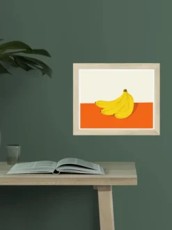 New ANNE JULIE DUDEMAINE Poster Ripe Bananas
