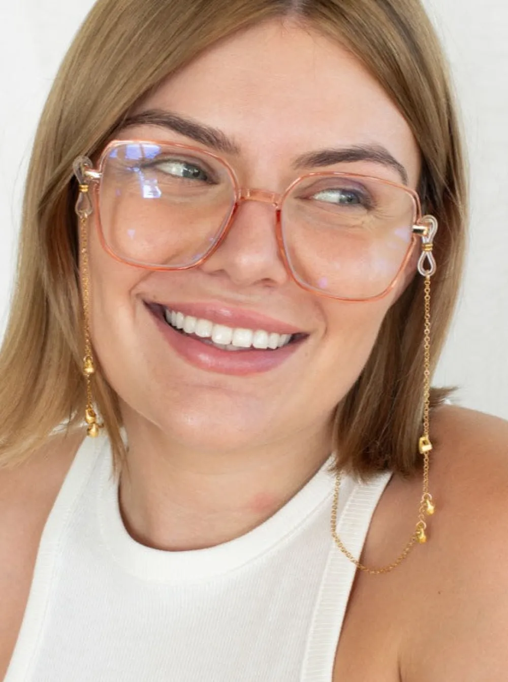 Shop ANNE-MARIE CHAGNON Arlette Glasses Chain - Silver