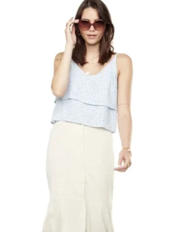 Online ANNIE 50 Camisole Monticello Azure flowers