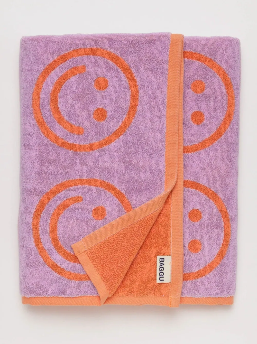 Online BAGGU Bath Towel - Happy Lila