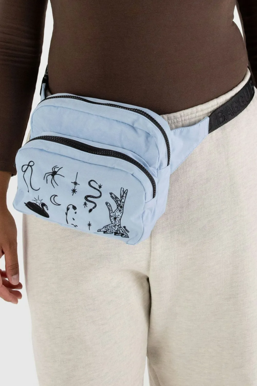 Cheap BAGGU Belt Bag - Embroidered Ballet Icons