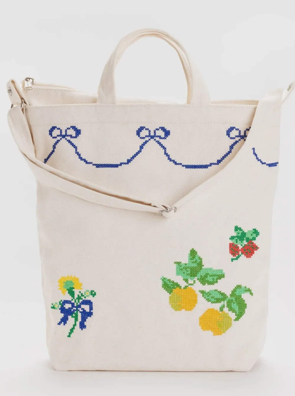 Flash Sale BAGGU Duck Zip Bag - Cross Stitch