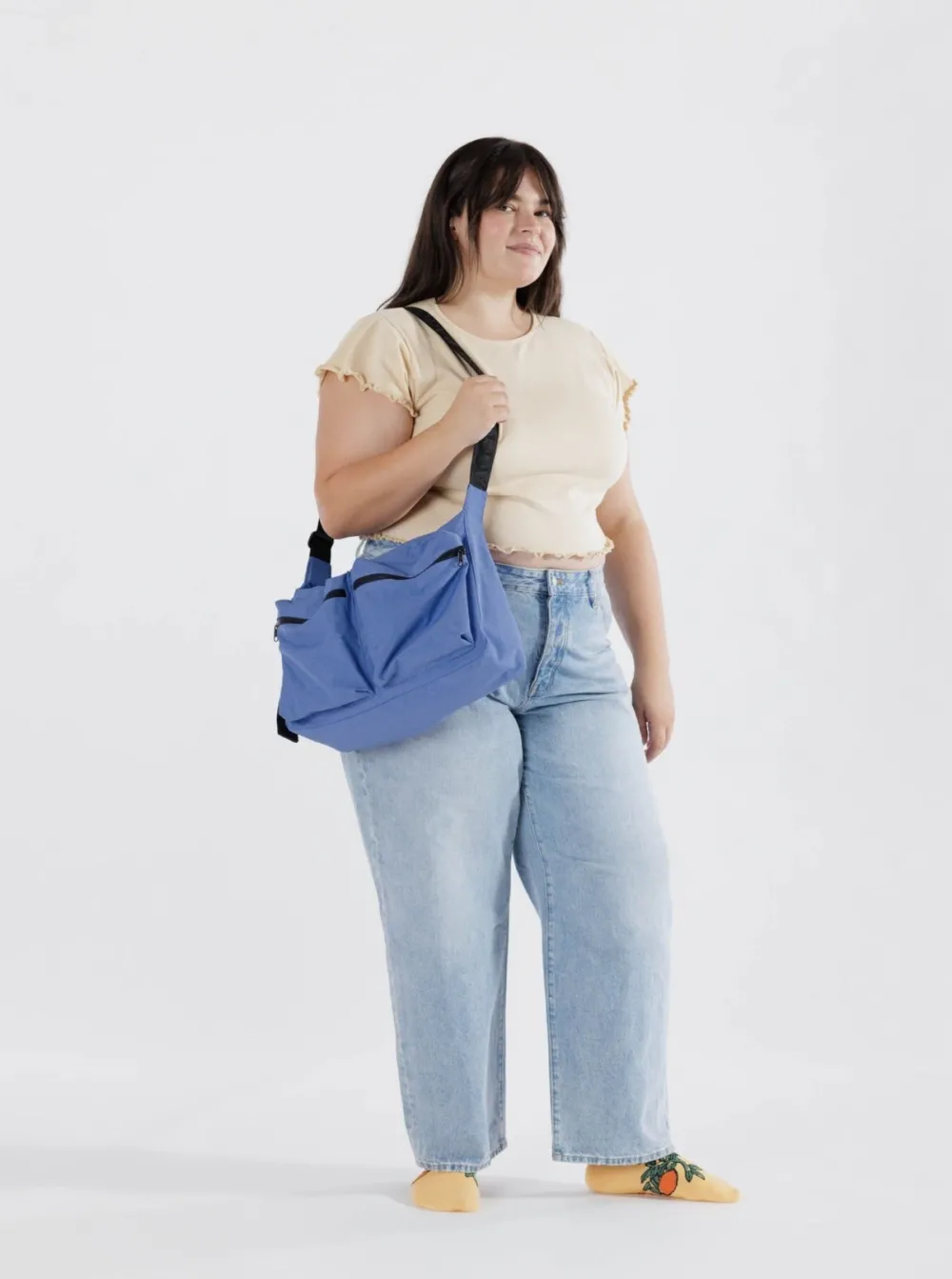 Cheap BAGGU Large Cargo Crossbody Bag - Pansy Blue