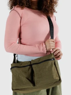 Hot BAGGU Large Cargo Shoulder Bag - Seaweed
