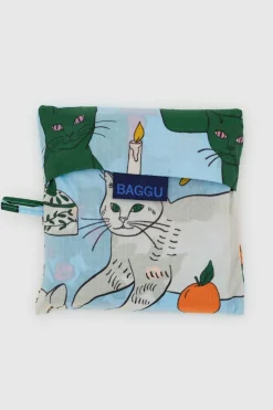 Online BAGGU Large Reusable Bag - Cats Table