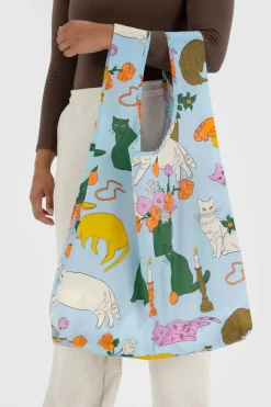 Online BAGGU Large Reusable Bag - Cats Table
