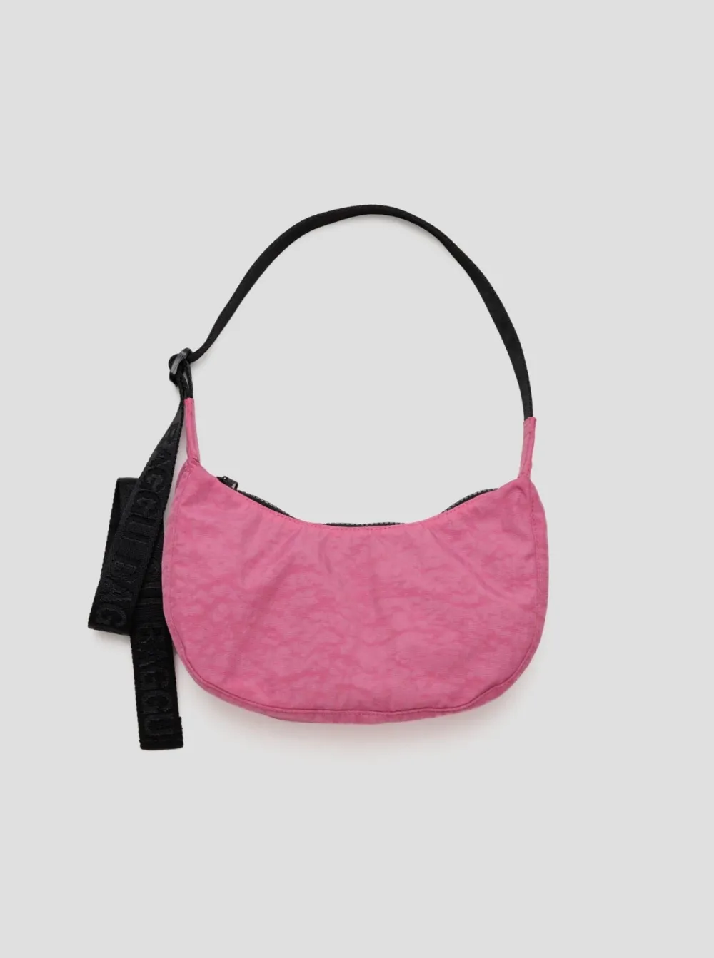 Best Sale BAGGU Small Crescent Nylon Bag - Rose Asalée