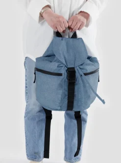 Fashion BAGGU Sports Backpack - Digital Denim