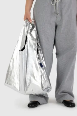 Clearance BAGGU Standard Reusable Bag - Metallic Silver
