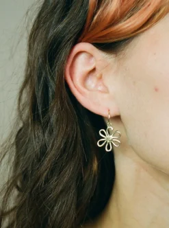Fashion BILAK JEWELRY Flower of Life Earrings - Sterling Silver