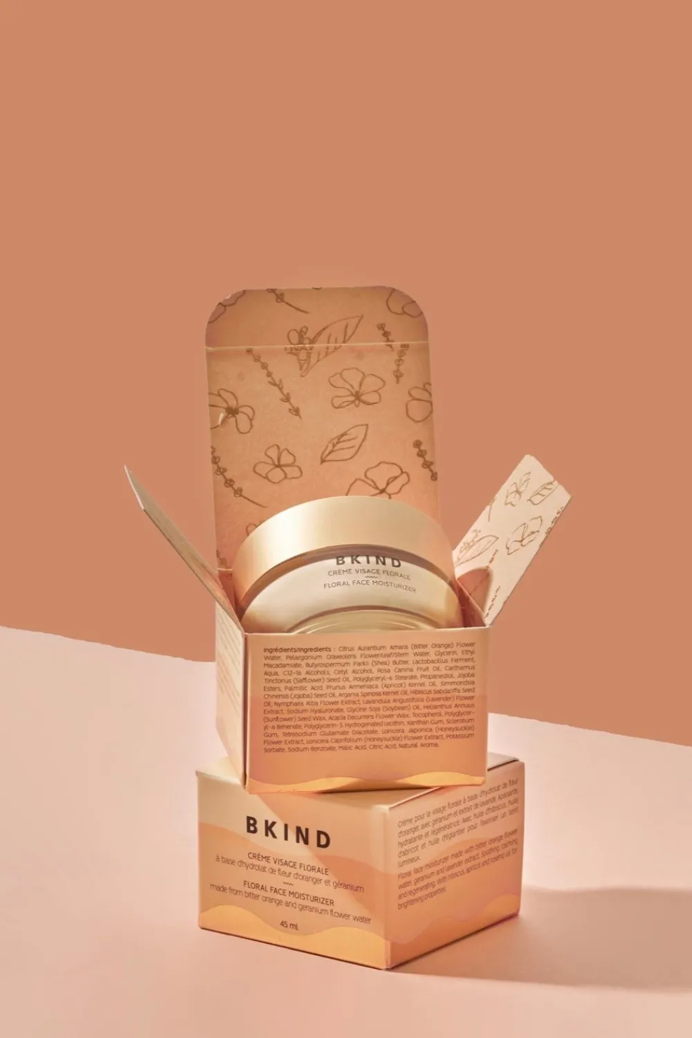 Outlet BKIND Floral Face Cream with Hyaluronic Acid