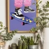 Cheap PERLE NOIRE BLACK PEARL Skate Poster