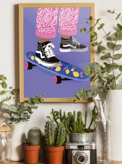Cheap PERLE NOIRE BLACK PEARL Skate Poster