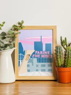 Hot PERLE NOIRE BLACK PERLE Poster Flour Five Roses