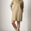 Sale BODYBAG Robe Chemise Sussex - Camel Grid