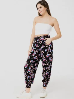 Online ANANAS & BANANAS Bombay pants - Black flower