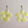Discount BON MATIN Bamboo Flower Earrings