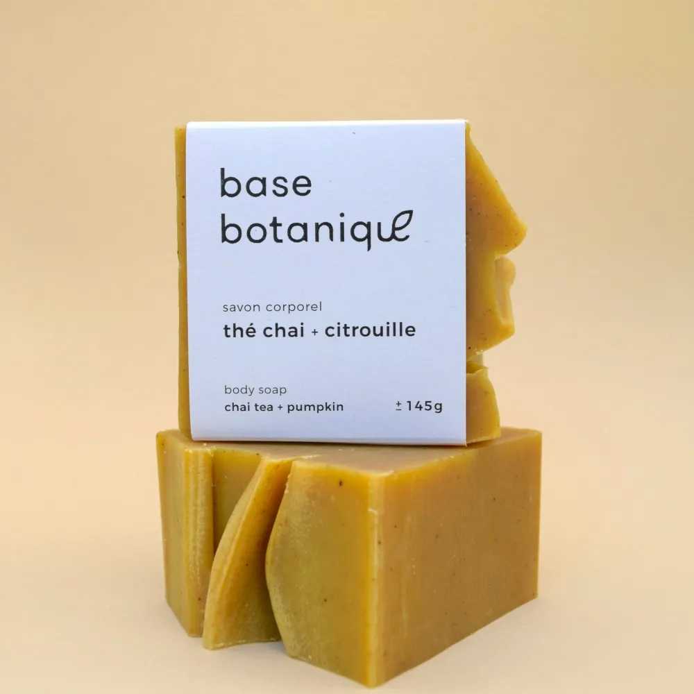 Outlet BASE BOTANIQUE BOTANICAL BASE Soap - Chai Tea + Pumpkin