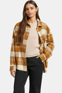 New BRIXTON Bowery Flannel Shirt