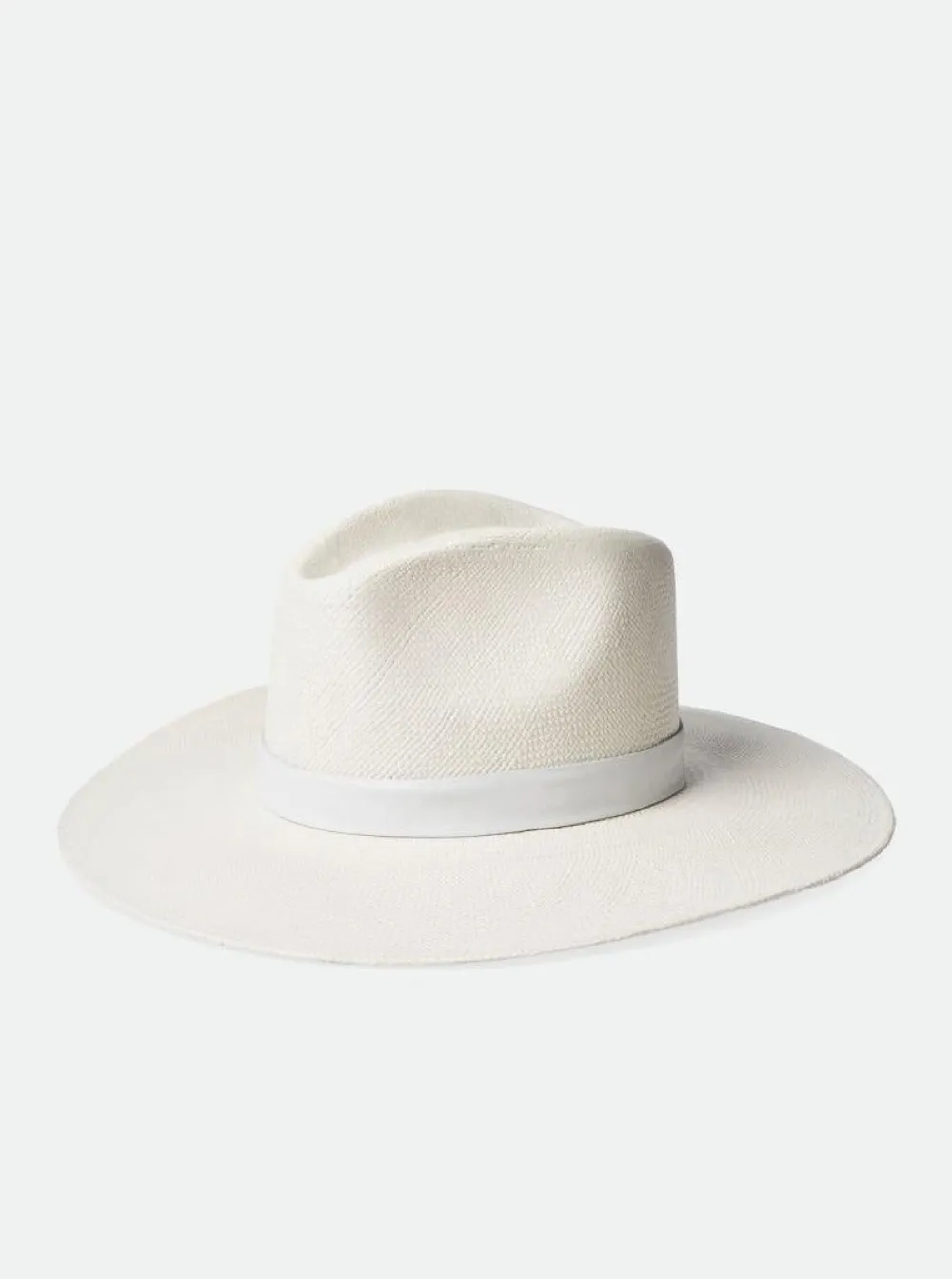 Discount BRIXTON Harper Panama Hat - White