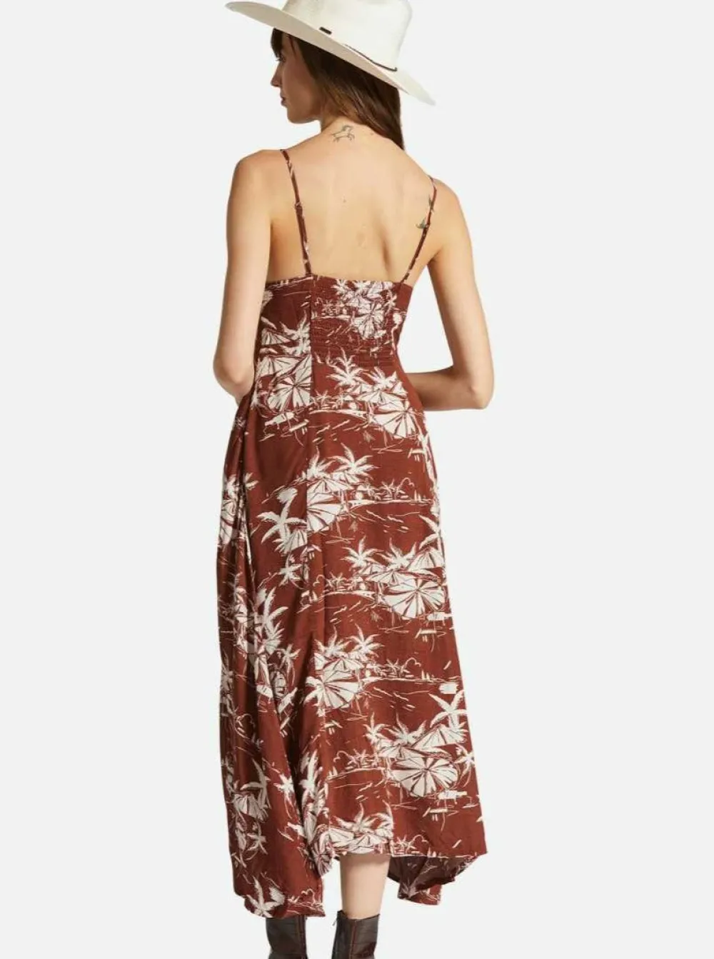 Best Sale BRIXTON Riviera Dress - Sepia