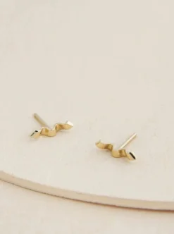 Discount CAMILLETTE Folded Ribbon Earrings
