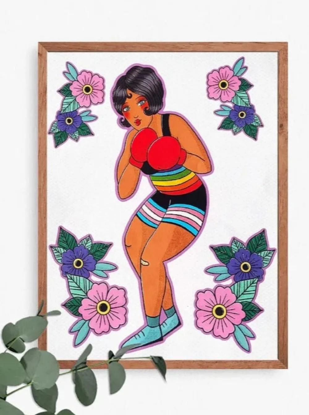 Cheap CHARLIE BOURDEAU Print Pride in Combat