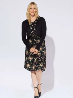 Clearance CHERRY BOBIN Maxine Jacket - Heavy Knit Black