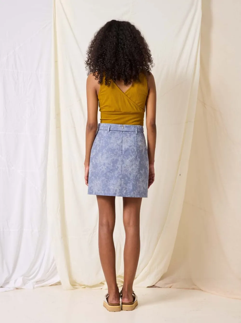 Cheap COKLUCH Paquerette Skirt - Denim