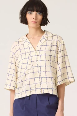 Cheap COKLUCH Ritual Shirt - Cream Checks