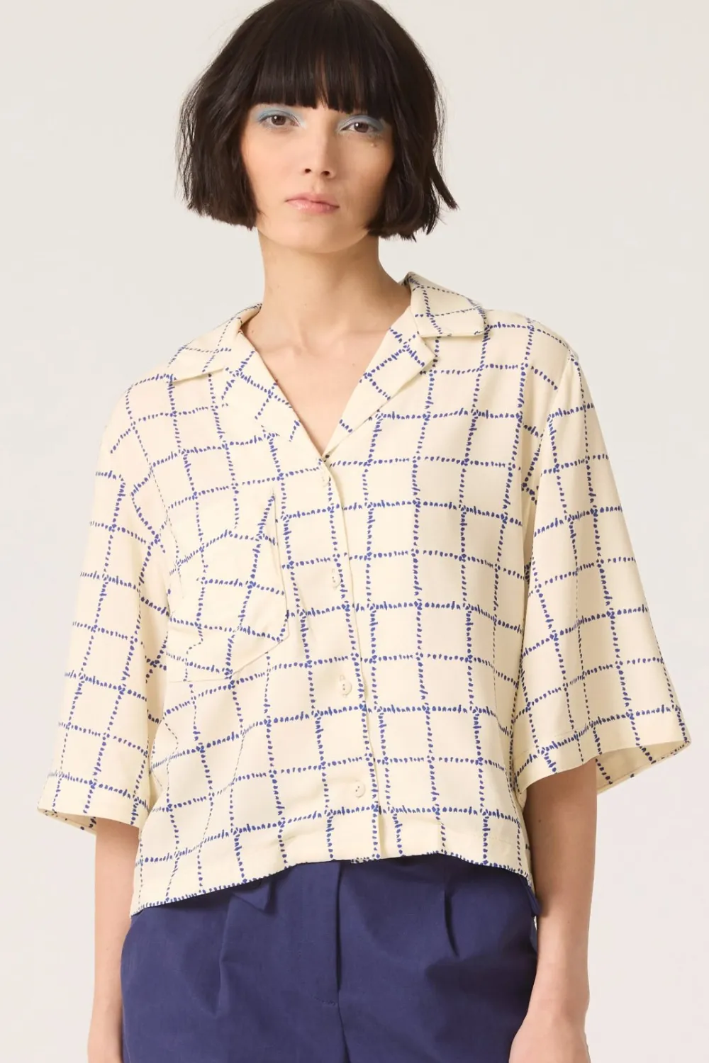 Cheap COKLUCH Ritual Shirt - Cream Checks
