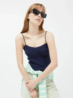 Clearance COMPANIA FANTASTICA Camisole - Navy Blue