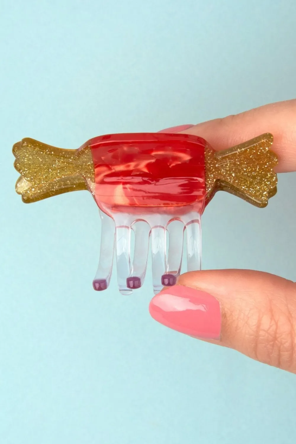 Best Sale COUCOU SUZETTE Mini Hair Clip - Red Papillote