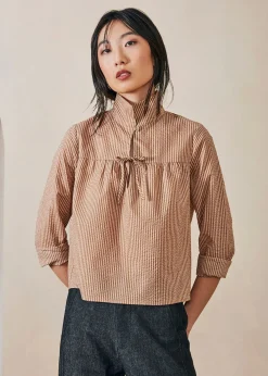 Clearance DAGG & STACEY Phoebe Shirt - Sand