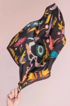 Discount DORA NOLA Small Silk Scarf - Our Stories