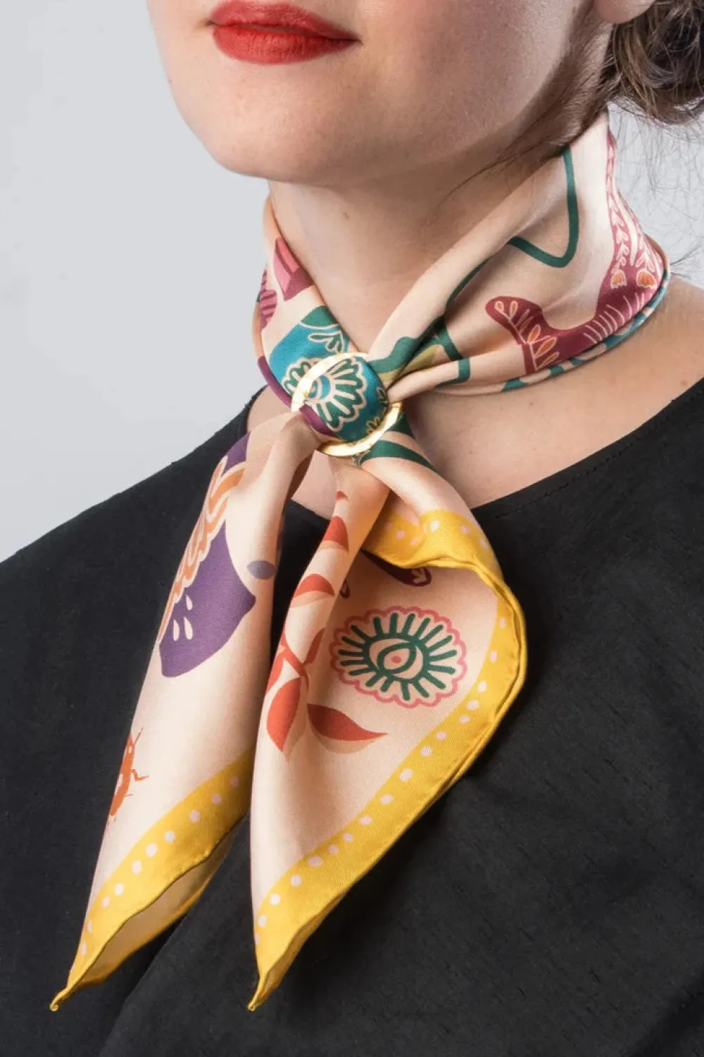 Hot DORA NOLA Small Silk Scarf - The Keeper
