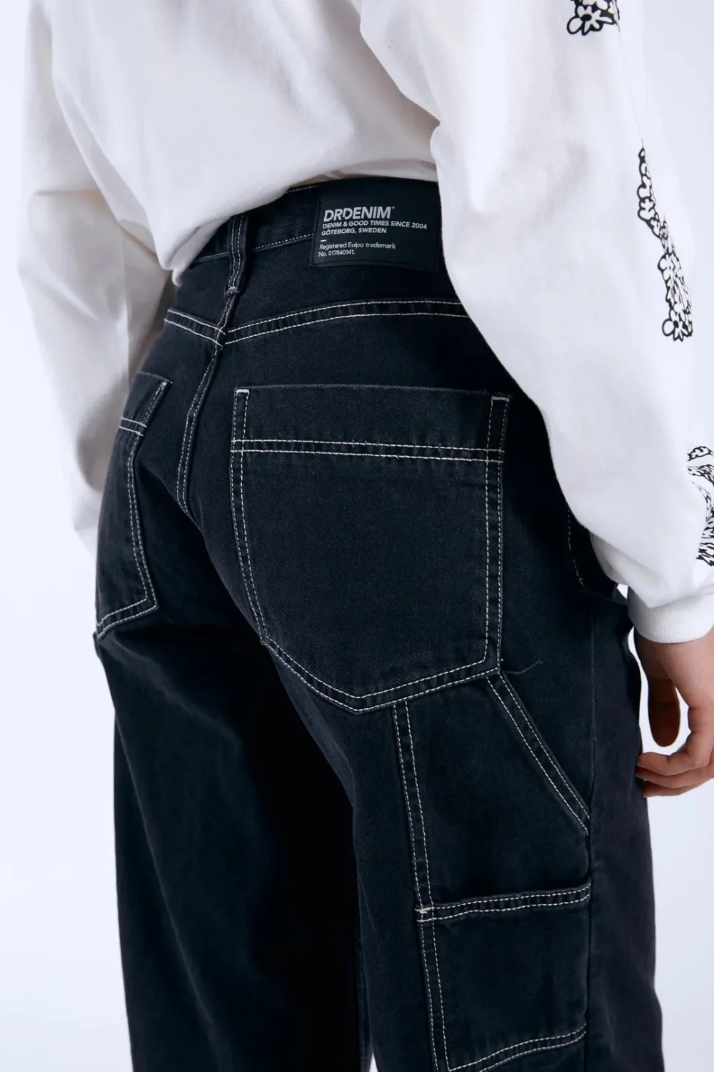 Store DR DENIM Faye Jeans - Black
