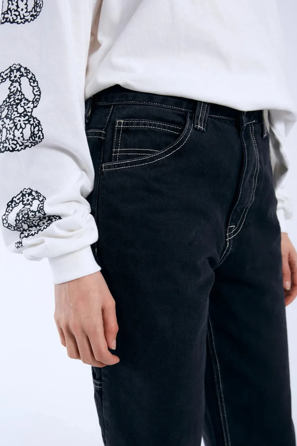 Store DR DENIM Faye Jeans - Black