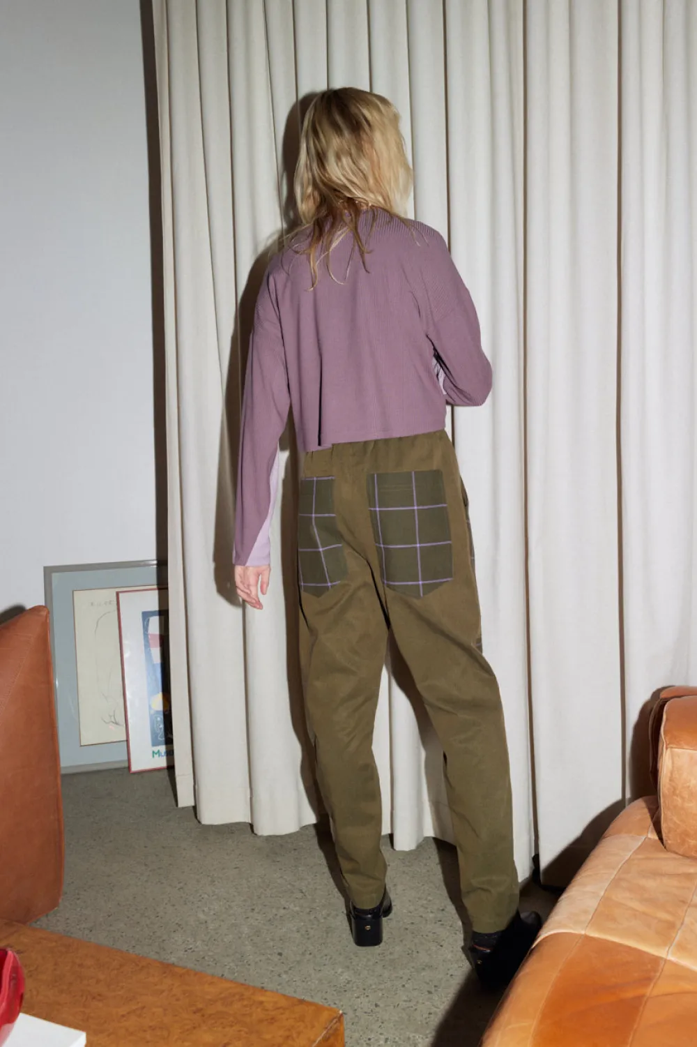 Best EVE GRAVEL Guna Pants - Green & Lavender