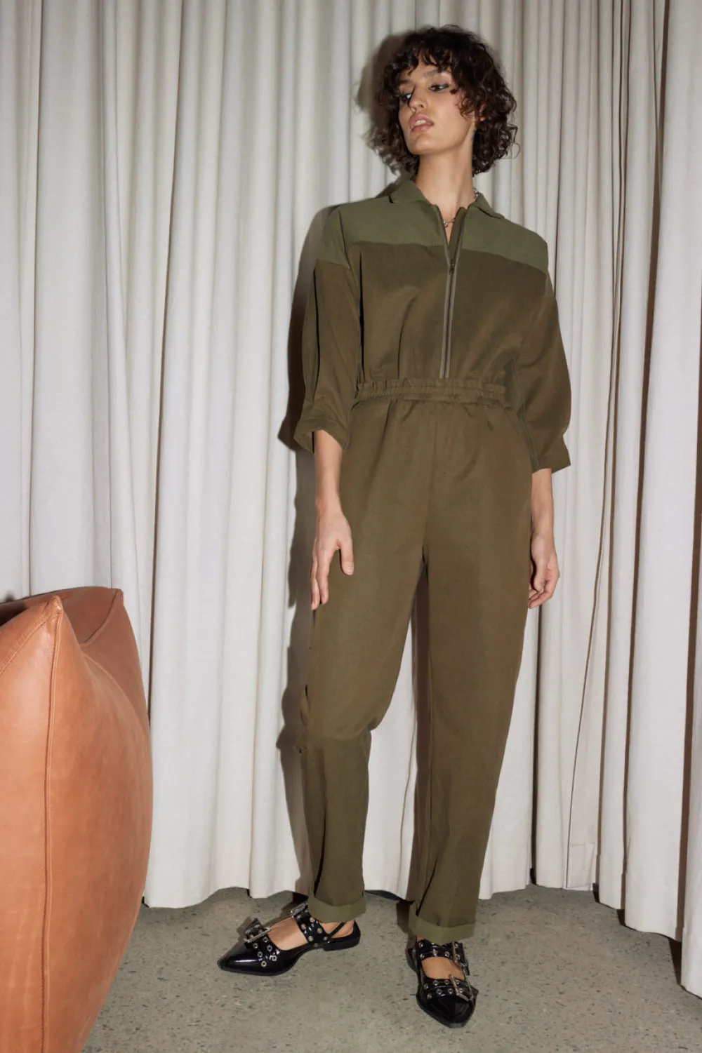 Fashion EVE GRAVEL Rigi Suit - Khaki