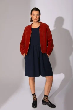 Shop EVE LAVOIE Redrawn Jacket - Terracotta