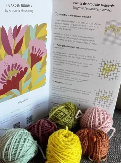 Flash Sale FIL RELAX Embroidery Kit - Flower Garden