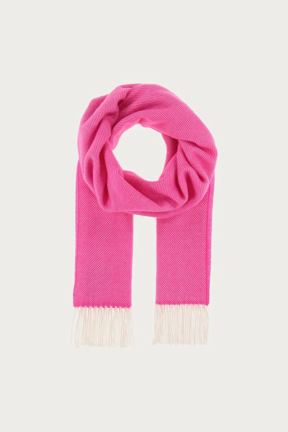Shop FRAAS Herringbone Pattern Wool Scarf