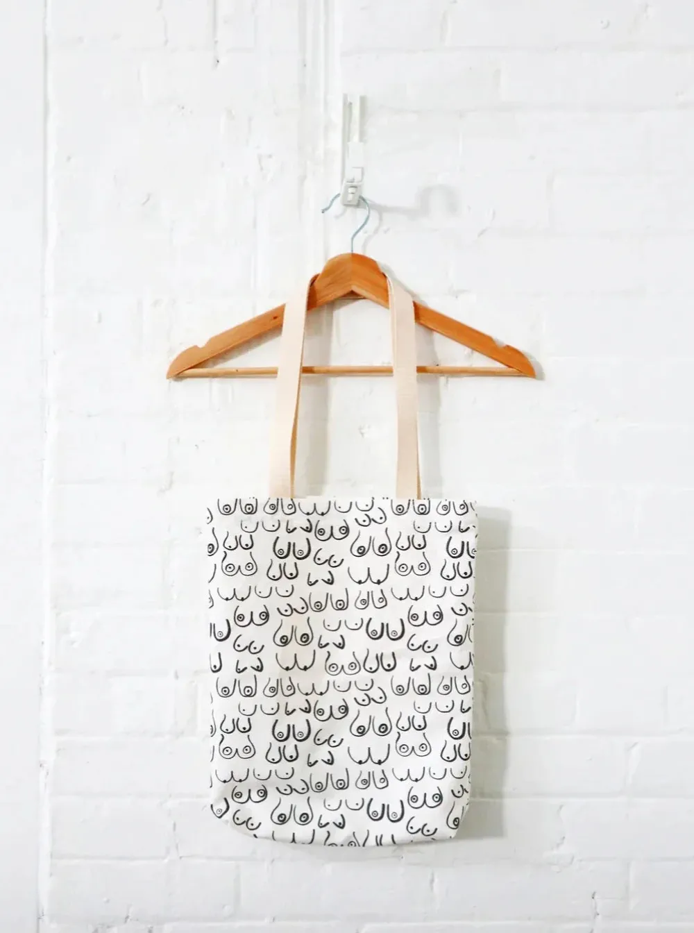 Cheap FREON COLLECTIVE Tote Bag - Breasts