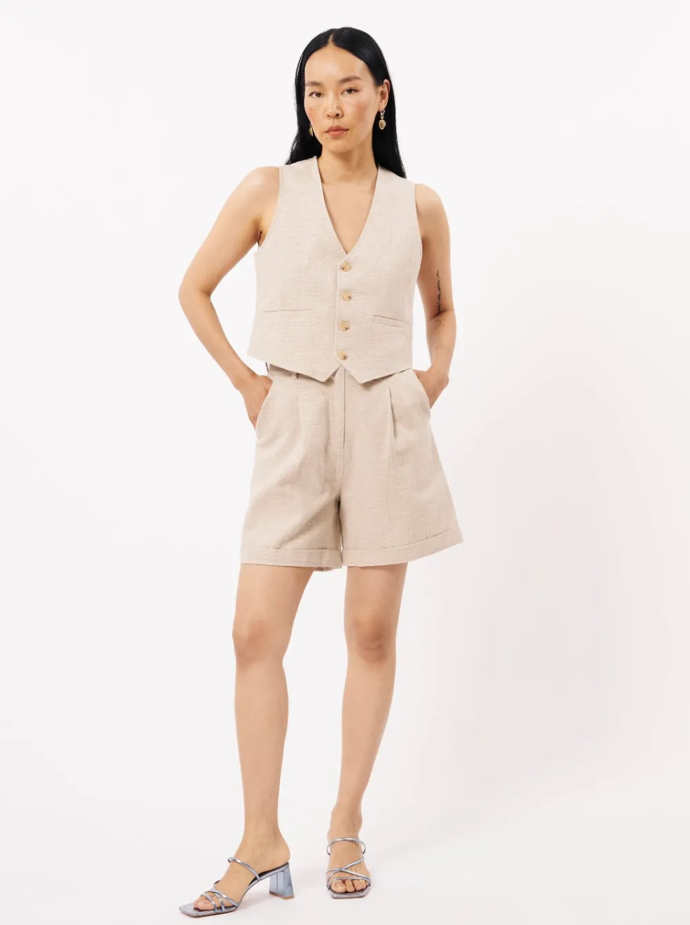 Flash Sale FRNCH PARIS Coraline Shorts - Beige