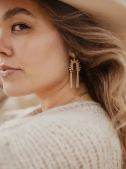 New HAWKLY Marta Earrings - Bronze