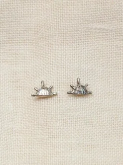 Store HAWKLY Sunburst Stud Earrings - Bronze