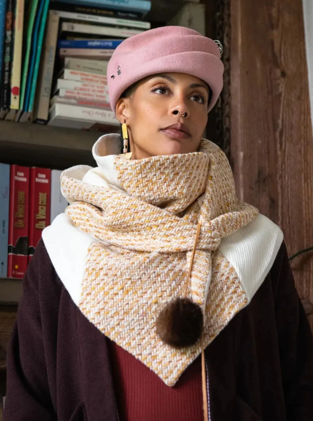 Discount KAZAK Indiana Fringe Scarf - Utah